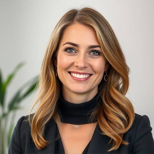 Portræt af Anna Holm, CEO i GreenTech Solutions